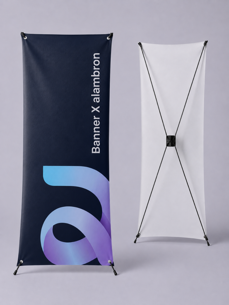 Banner X Alambrón .80 x 1.80 mts