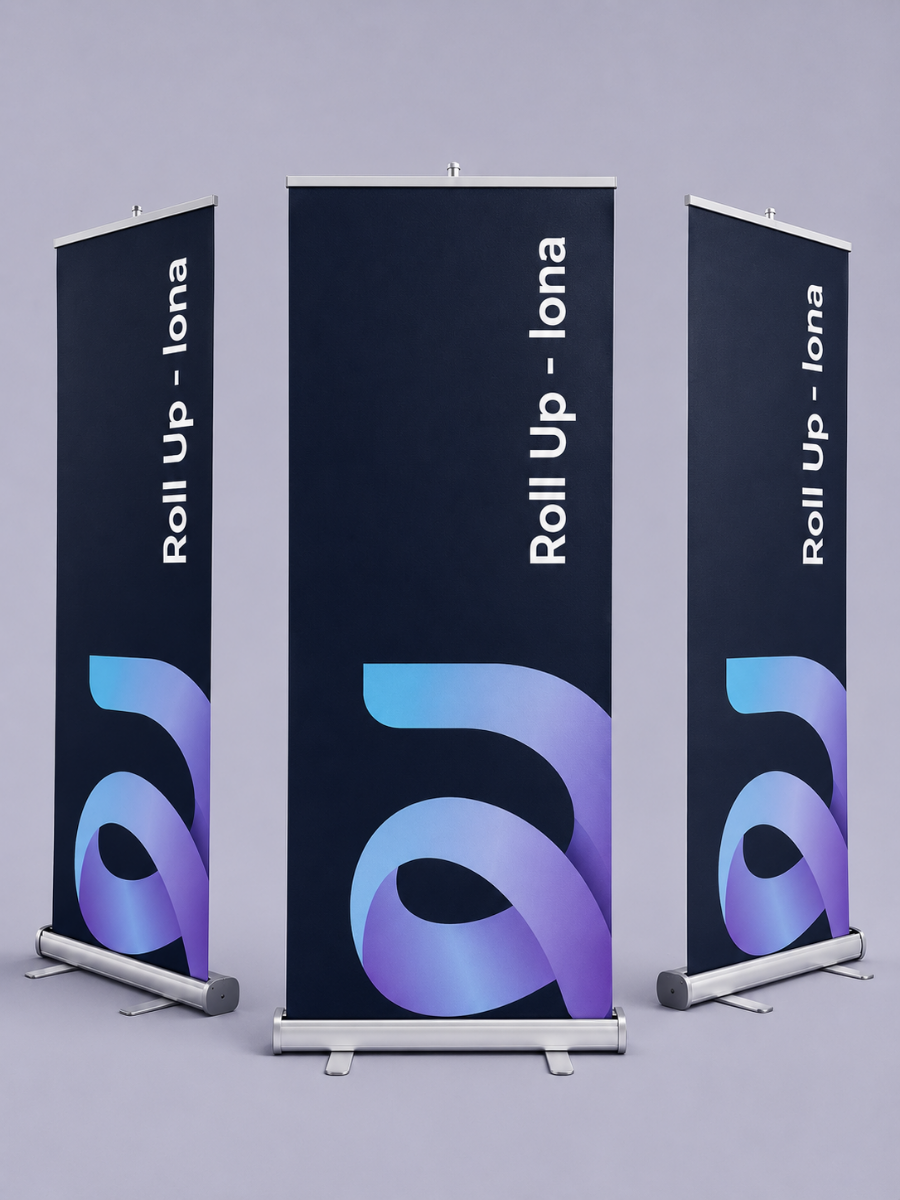 Roll-Up Lona .80 x 2.00 mts