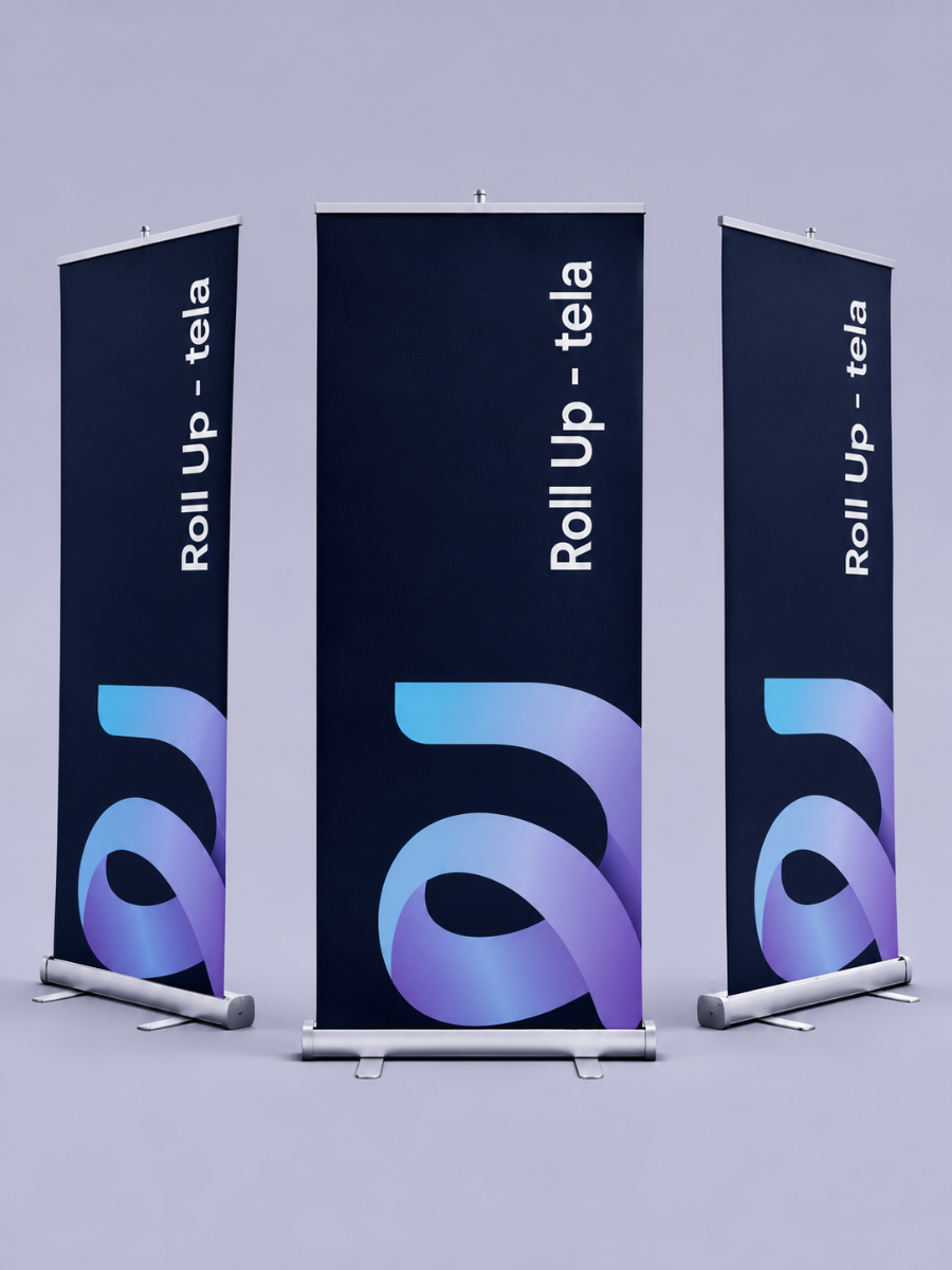 Roll-Up Tela .80 x 2.00 mts